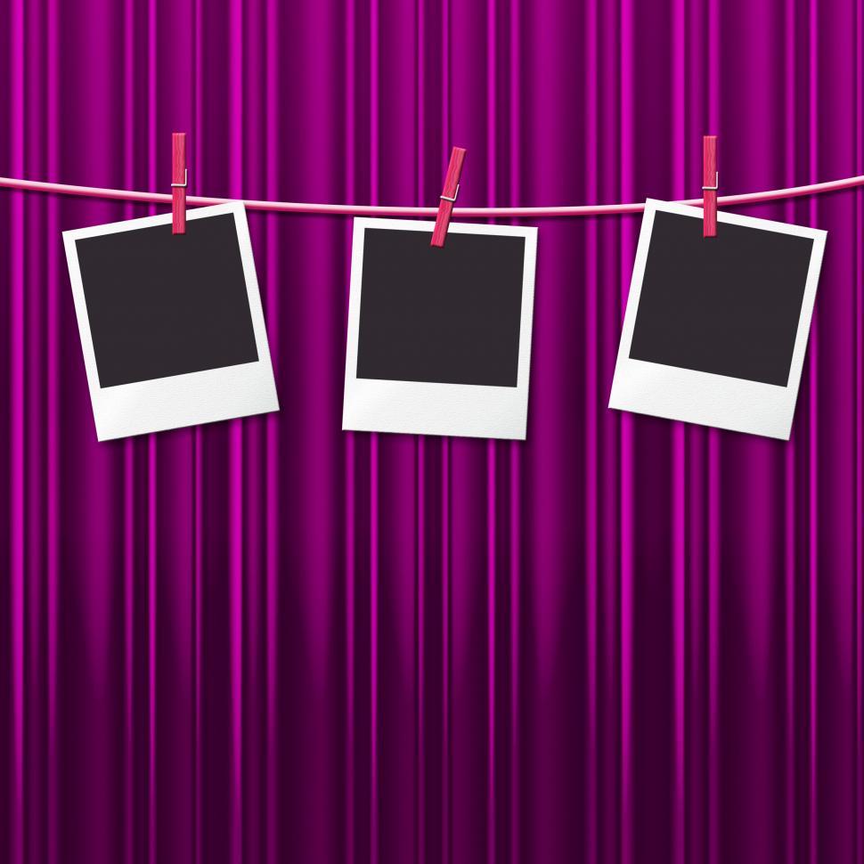 Free Image of Photo Frames Shows Empty Space And Background 