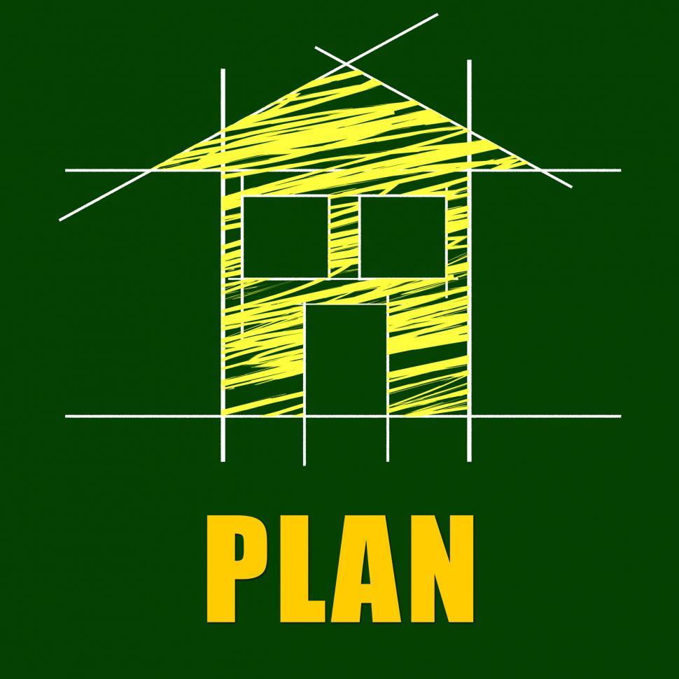 Free Image of Plans House Represents Architect Habitation And Residence 