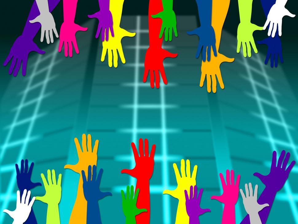 Free Image of Reaching Out Means Hands Together And Arm 