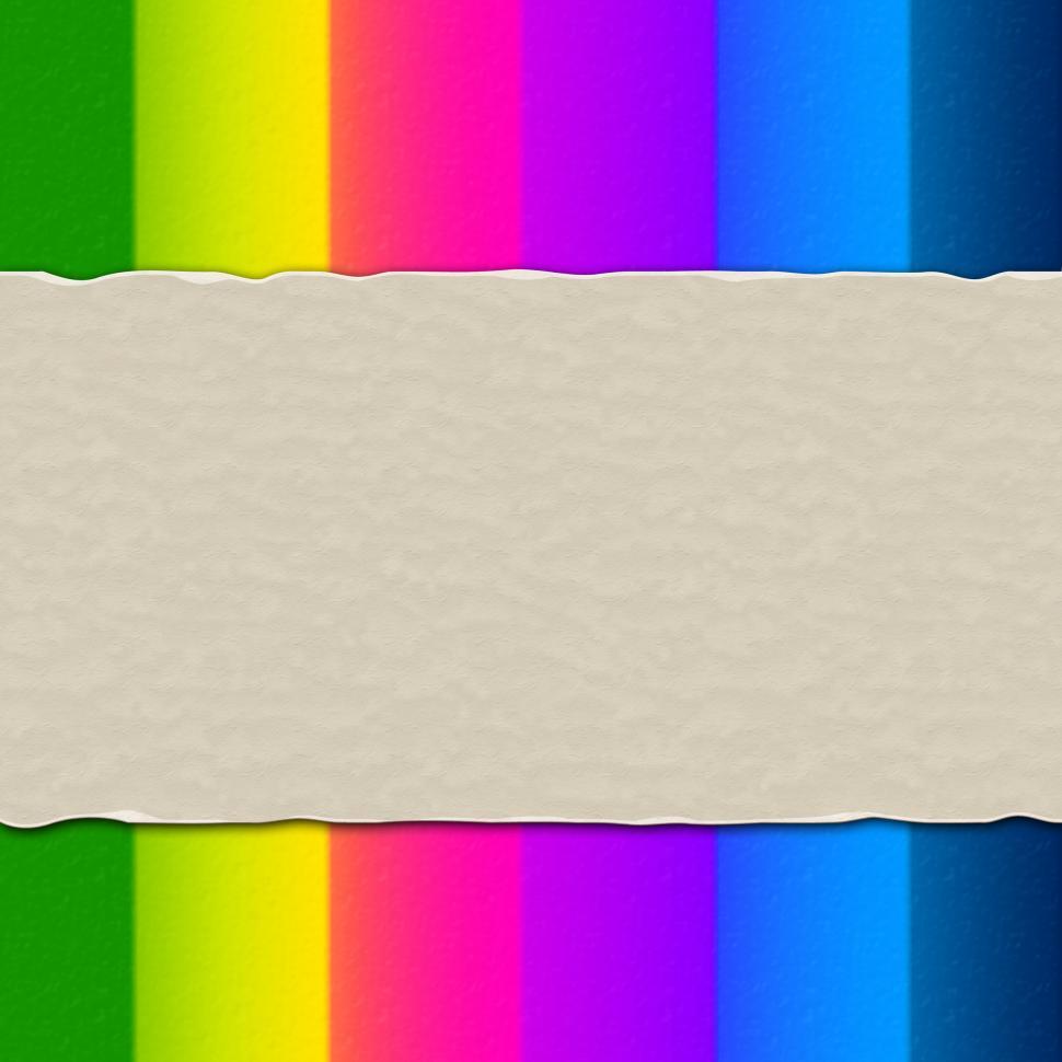 Free Image of Copyspace Paper Means Blank Multicolored And Colours 