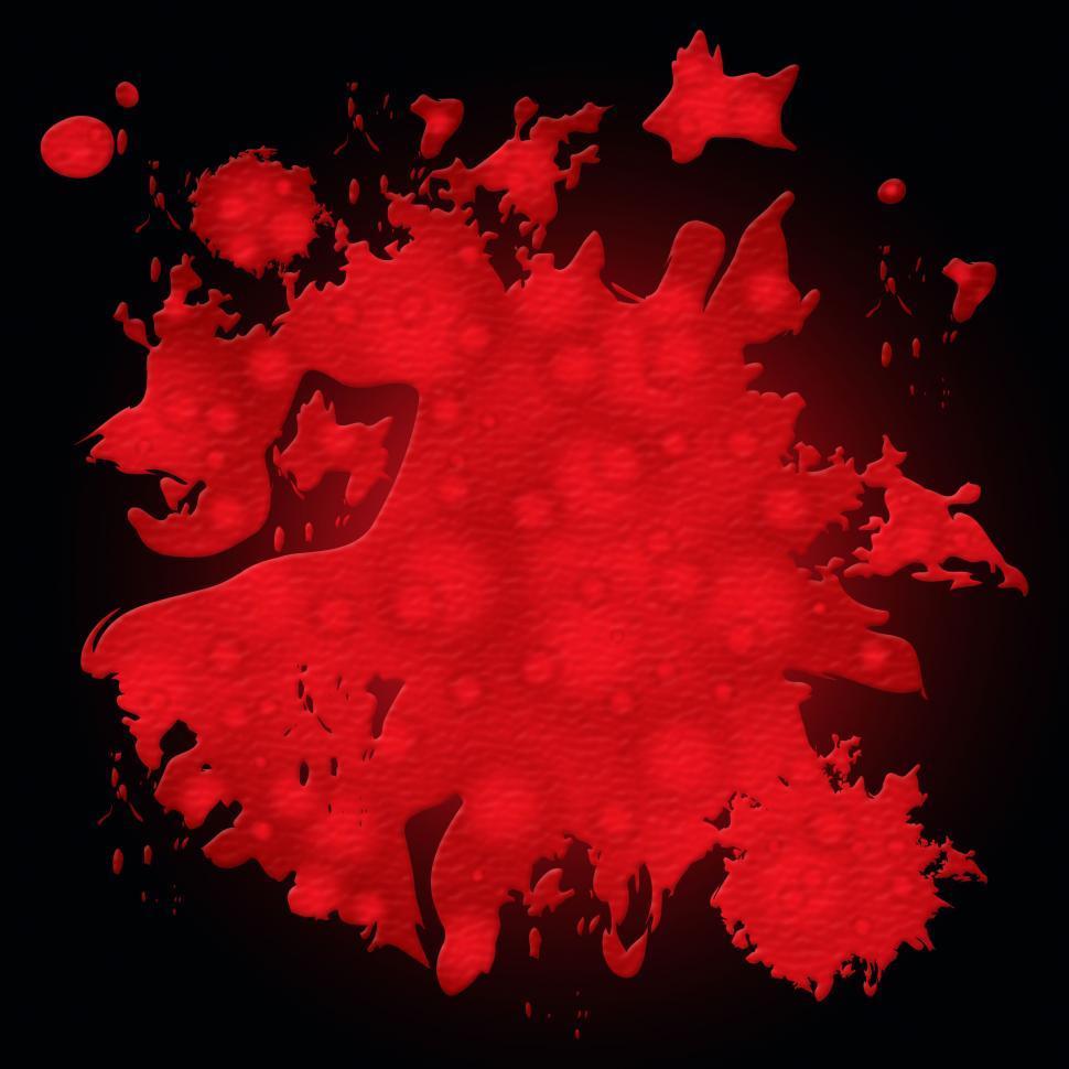 Free Image of Splash Red Means Paint Colors And Backdrop 