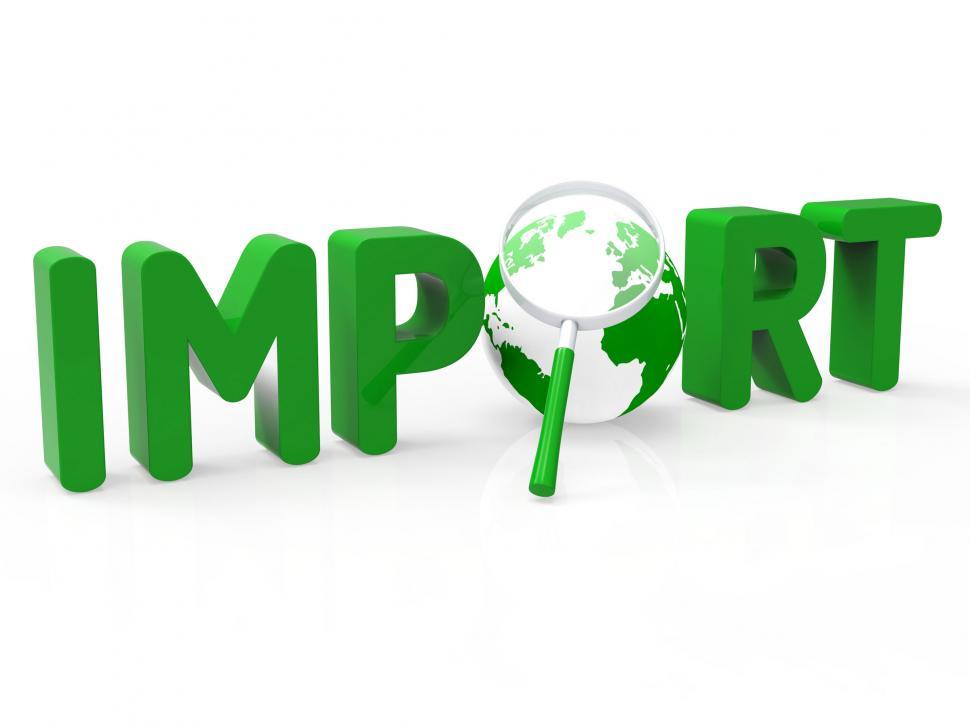 Free Image of Import Worldwide Means Buy Abroad And International 
