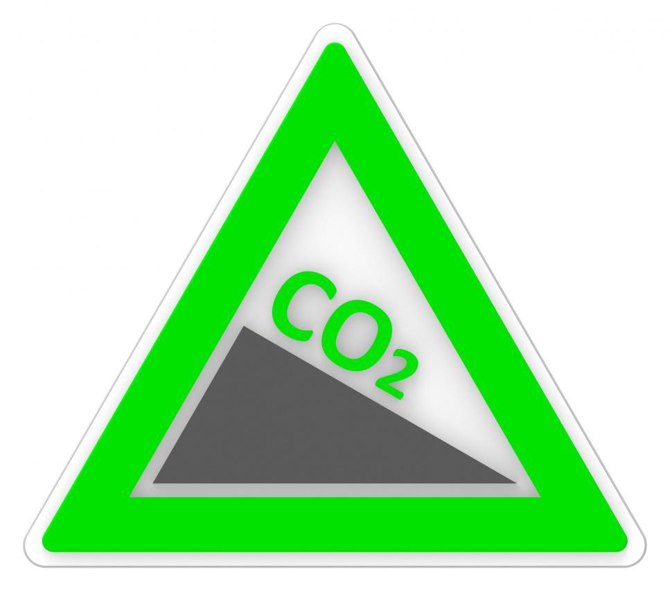 Free Image of Sign Co2 Shows Carbon Footprint And Emission 