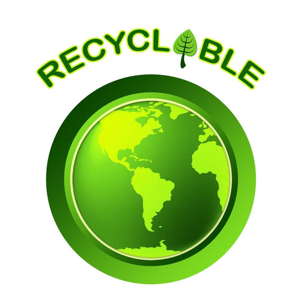 Free Image of Recyclable Recycle Shows Earth Friendly And Bio 