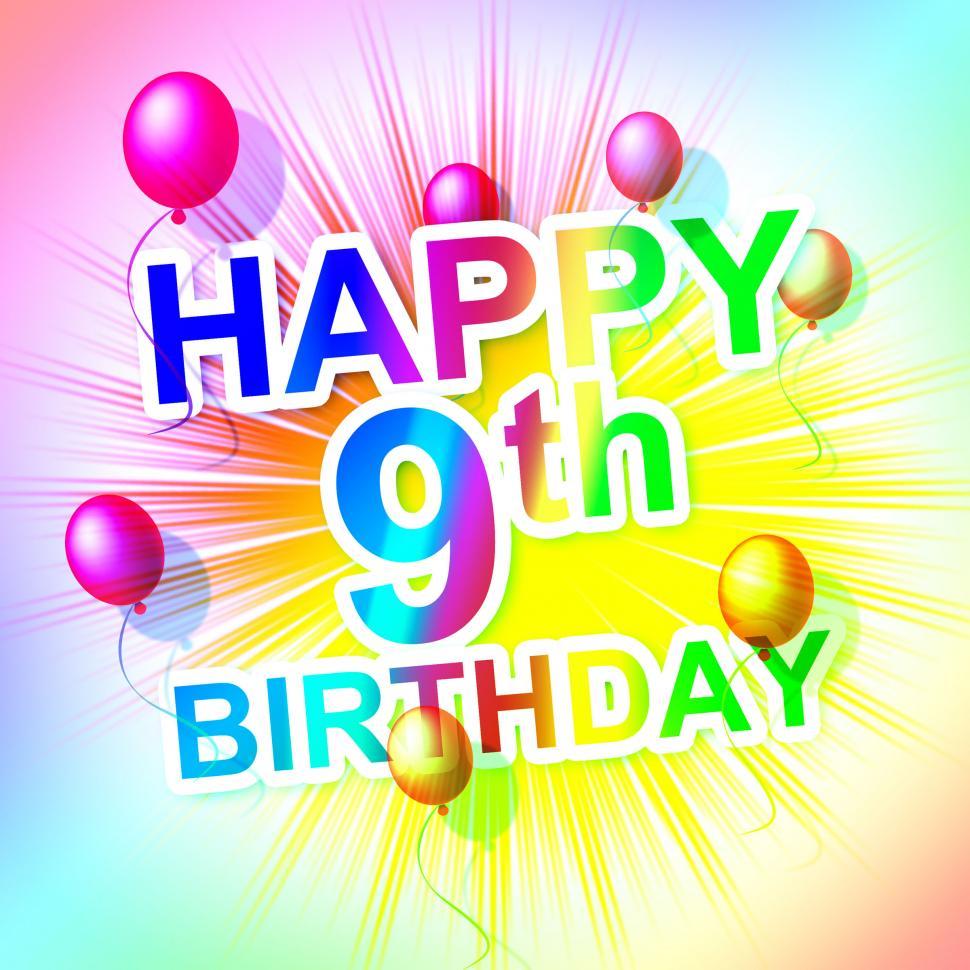 Free Image of Happy Birthday Shows Party Congratulations And Congratulation 