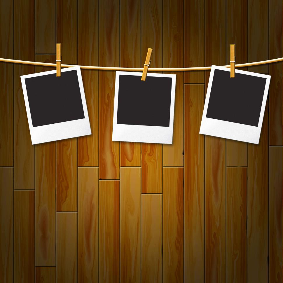 Free Image of Photo Frames Indicates Empty Space And Border 