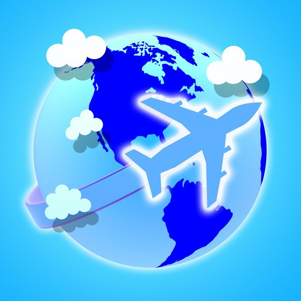 Free Image of Flights Global Means Travel Guide And Worldly 