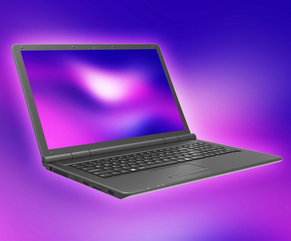 Free Image of Laptop Technology Shows Internet Computer And Notebook 