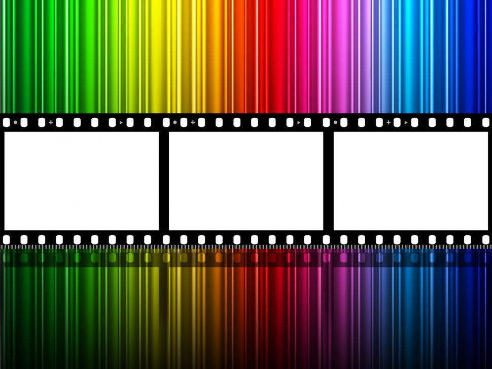 Free Image of Filmstrip Copyspace Indicates Colour Splash And Color 