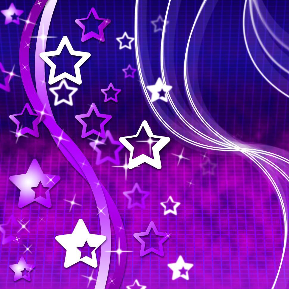 Free Image of Mauve Background Shows Wave Stars And Starred 