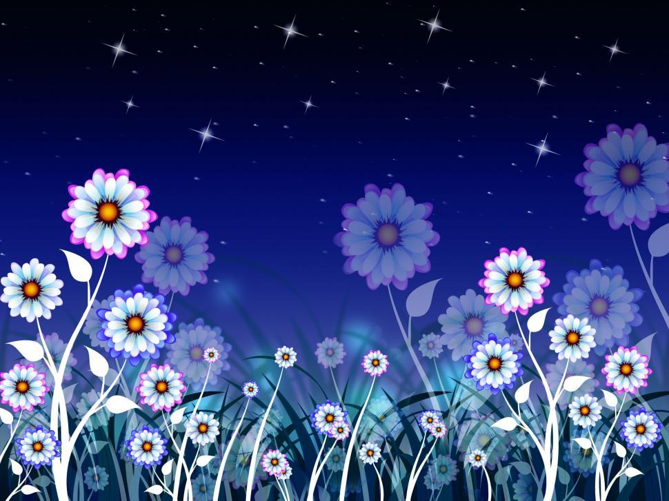 Free Image of Flowers Background Means Gardening And Natural World  
