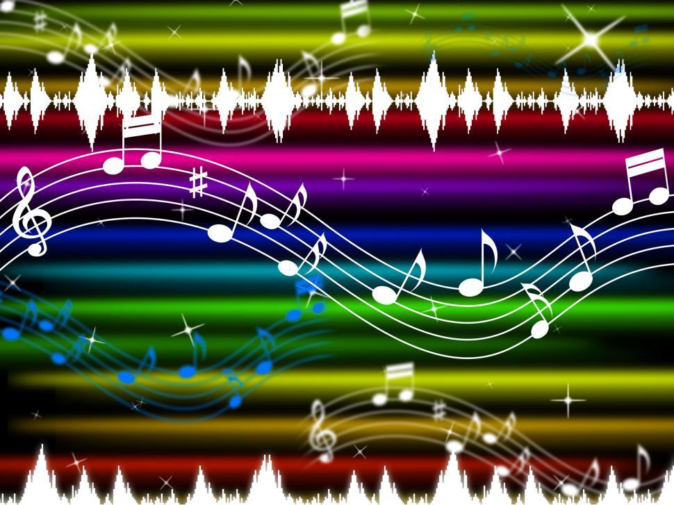 Free Image of Music Background Means Pop Rock And Singing   