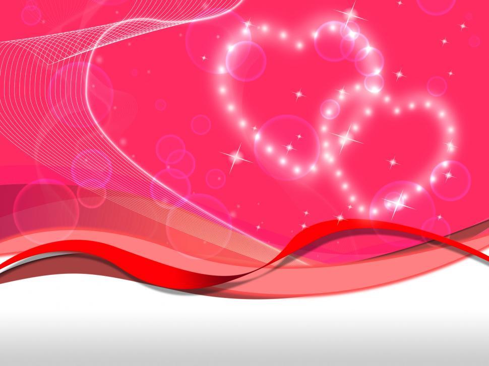 Free Image of Pink Hearts Background Means Love Special And Valentine  