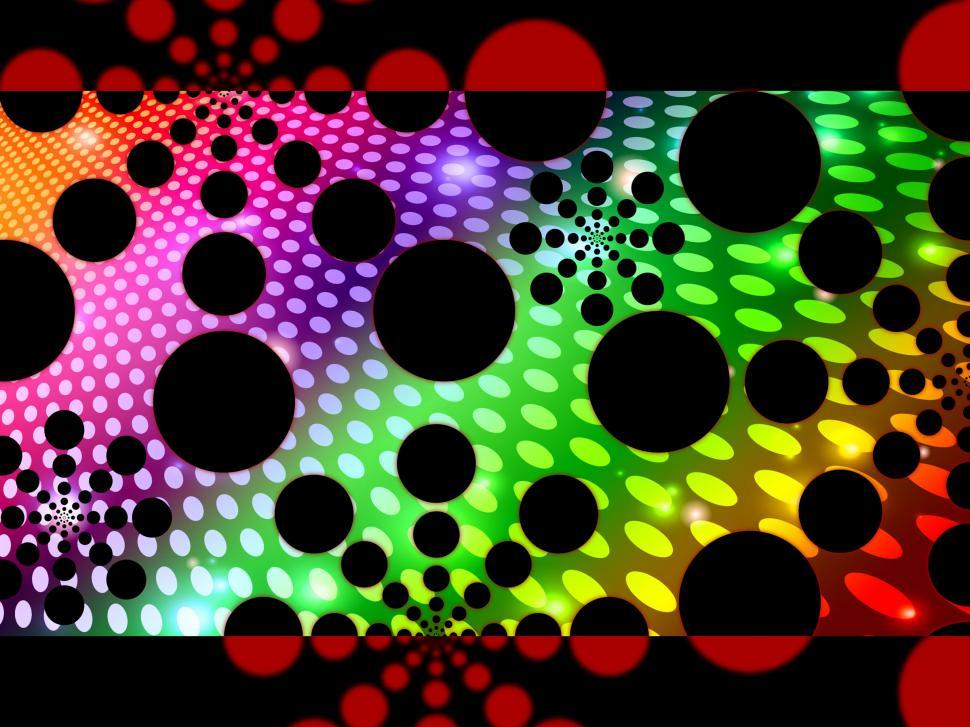 Free Image of Dots Background Means Decorative Round Spots And Patterns  
