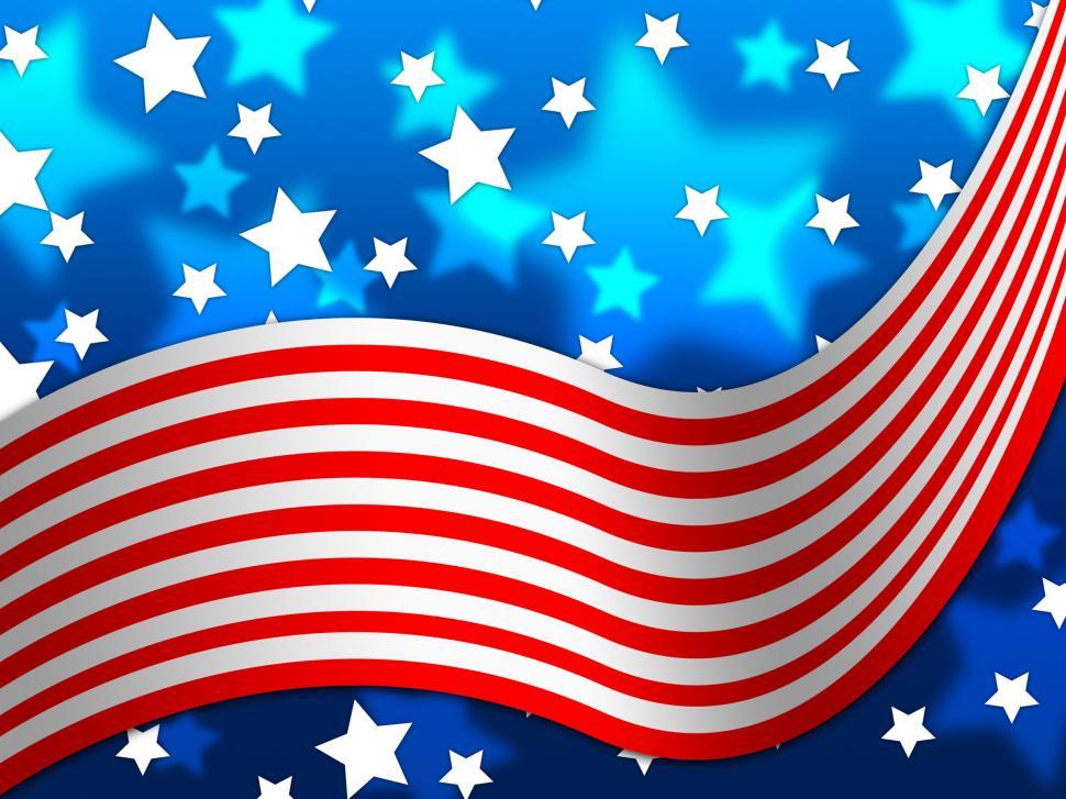 Free Image of American Flag Background Means National Proud And Identity  