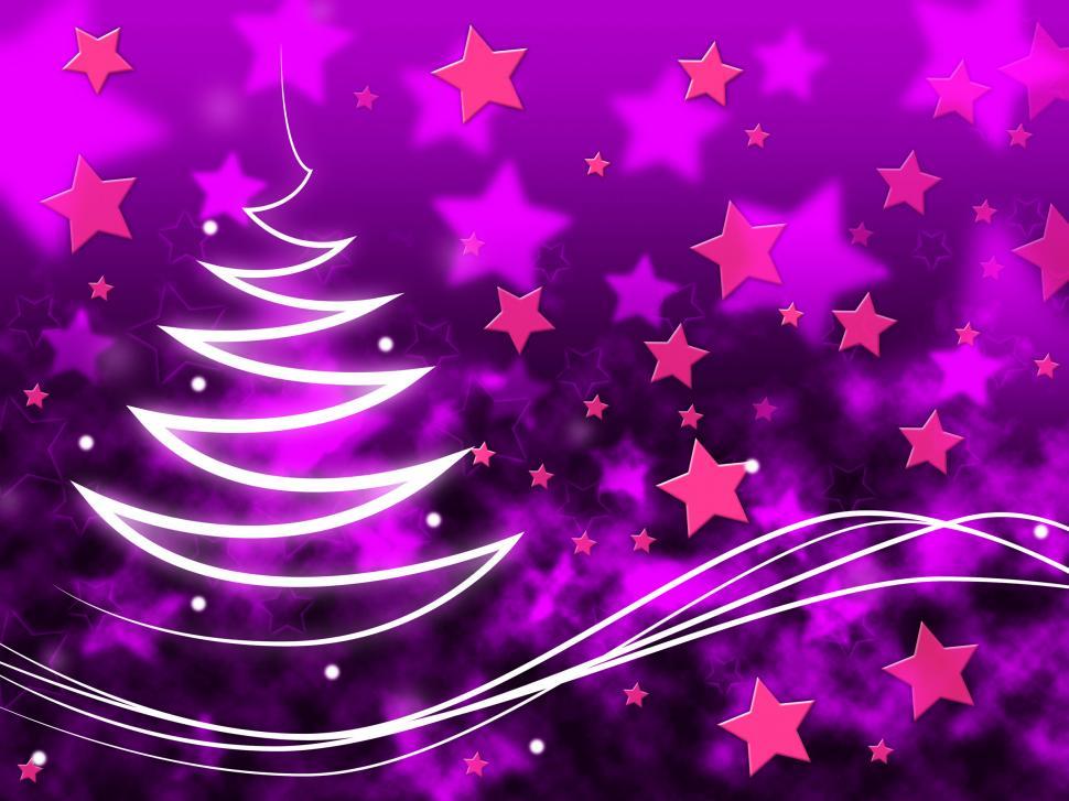 Free Image of Purple Stars Background Means Night Sky And Zigzag  