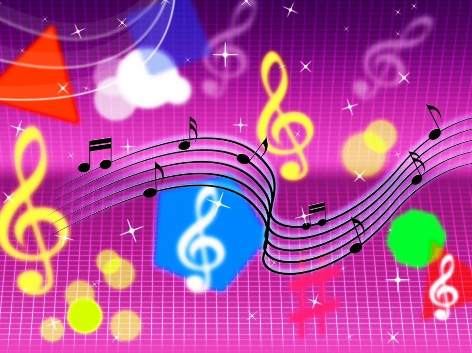 Free Image of Music Background Shows Pop Rock And Instruments  