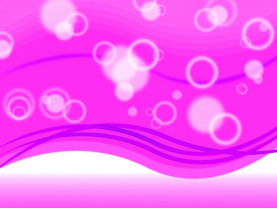 Free Image of Pink Bubbles Background Shows Circles And Ripples  