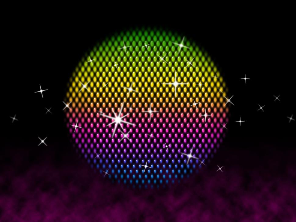 Free Image of Colorful Ball Shows Colors Party And Shining  