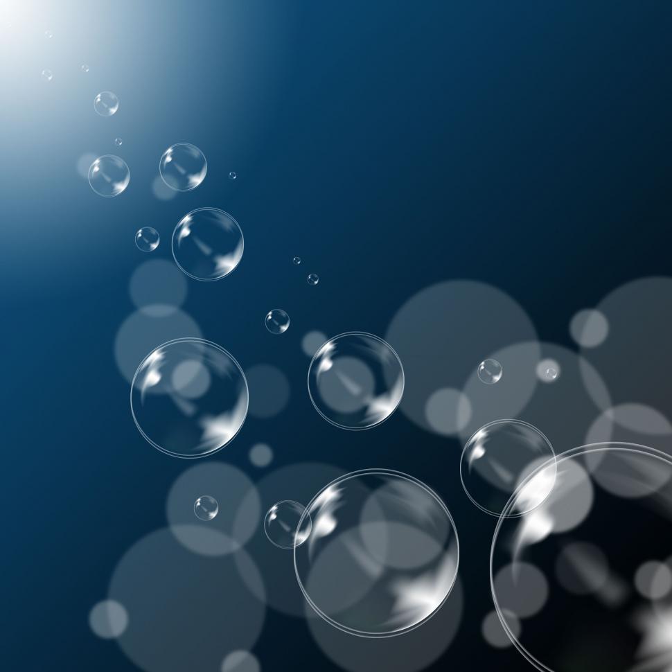 Free Image of Bubbles Background Shows Translucent Soapy And Spheres  