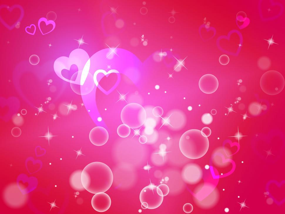 Free Image of Hearts Background Means Shiny Hearts Wallpaper Or Romanticism  