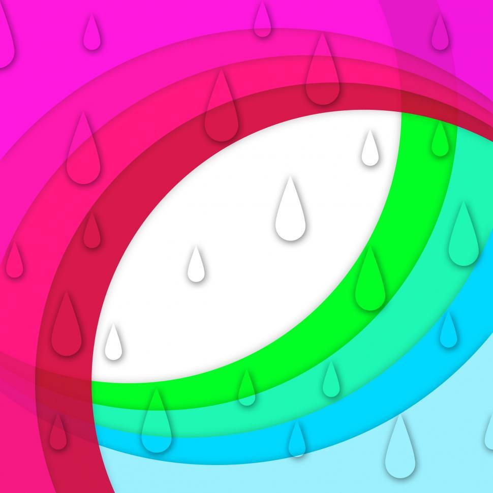 Free Image of Colorful Curves Background Shows Sloping Lines And Water Drops  
