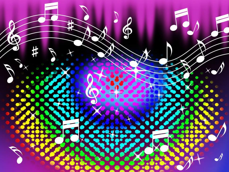 Free Image of Colorful Music Background Means Harmony And Song  