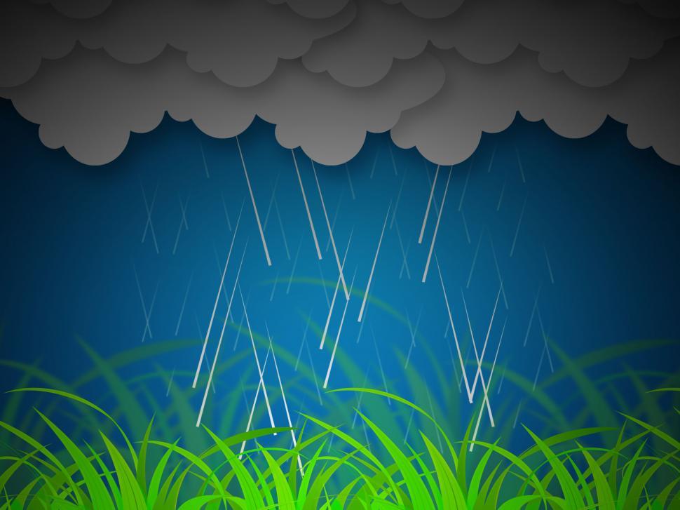 Free Image of Raining Sky Background Means Thunderstorms Or Dark Scenery  