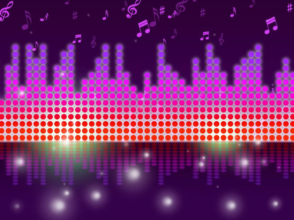 Free Image of Soundwaves Background Means Song Tune Or Melody  