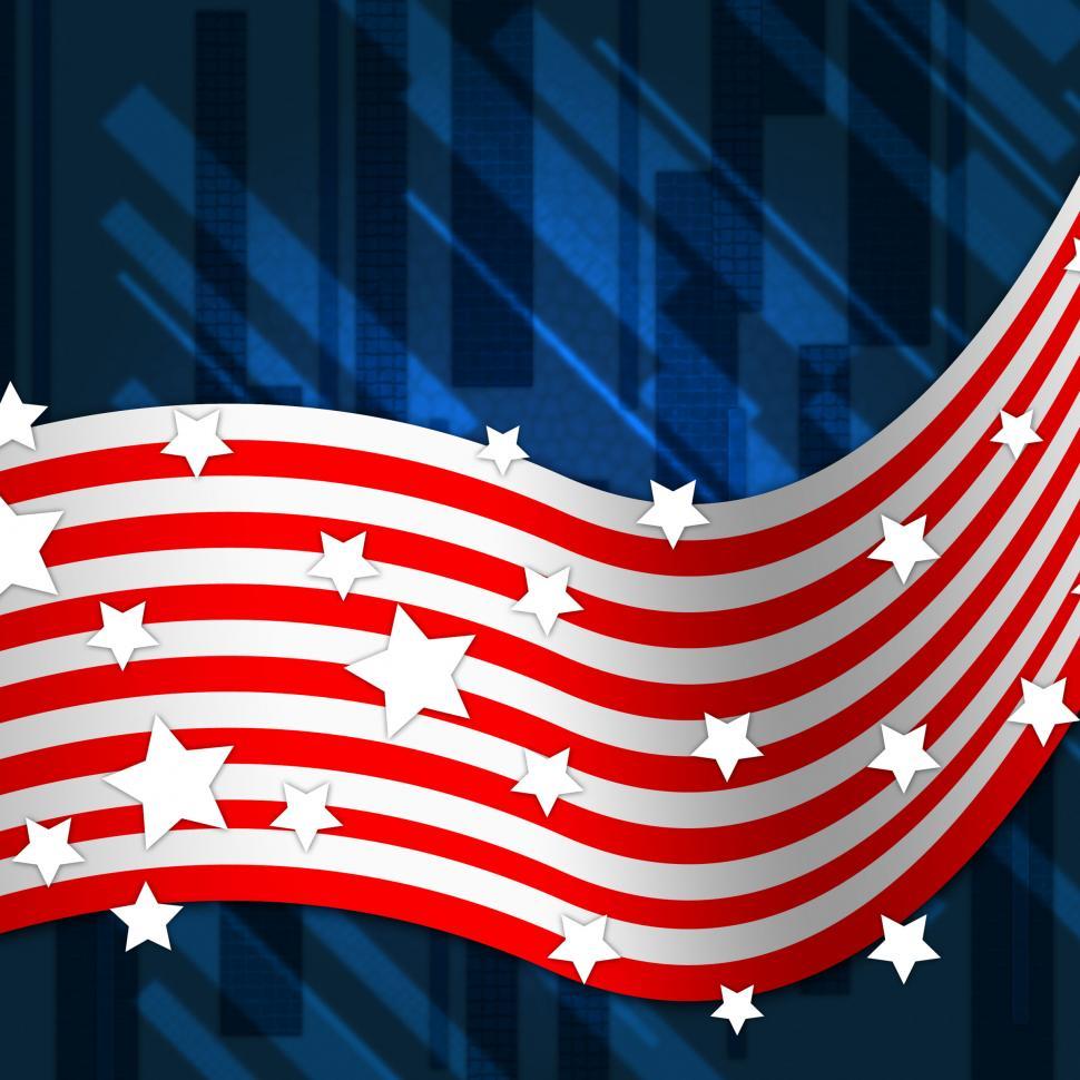 Free Image of American Flag Background Shows National Pride And Identity  