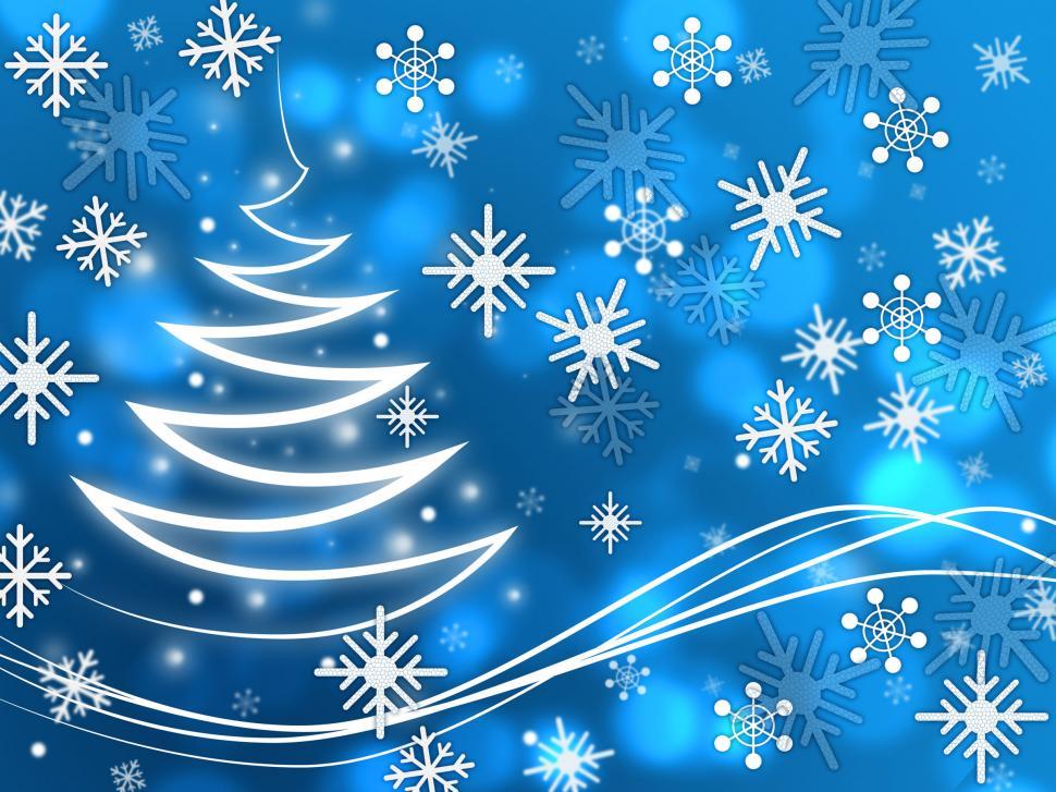 Free Image of Snowflakes Background Shows Zigzag Winter And Freezing  