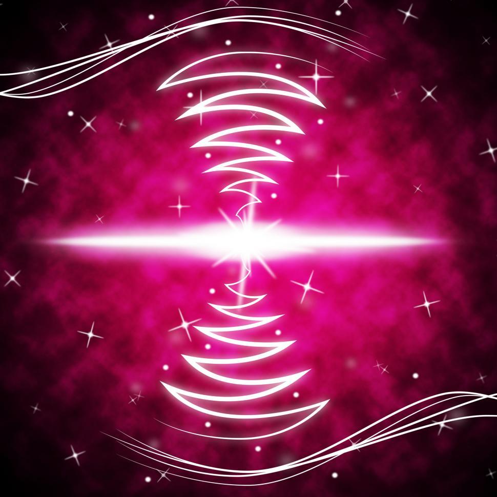 Free Image of Pink Brightness Background Means Stars And Jagged Lines  