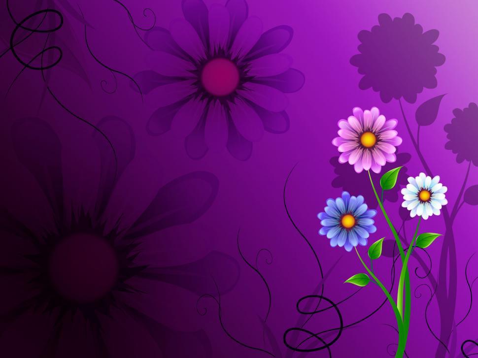 Free Image of Flowers Background Shows Blooming Growing And Nature  