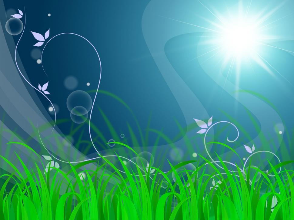 Free Image of Floral Horizon Background Means Environmental Care Or Clear Scen 