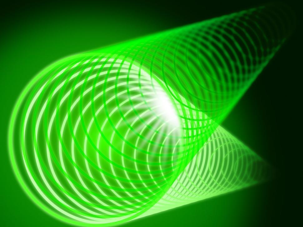 Free Image of Green Coil Background Shows Shining And Tube  
