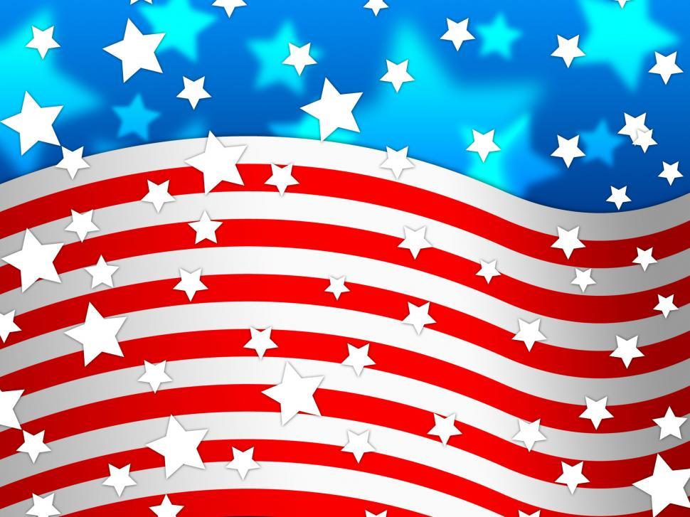 Free Image of Amercican Flag Background Means Country Pride And America  