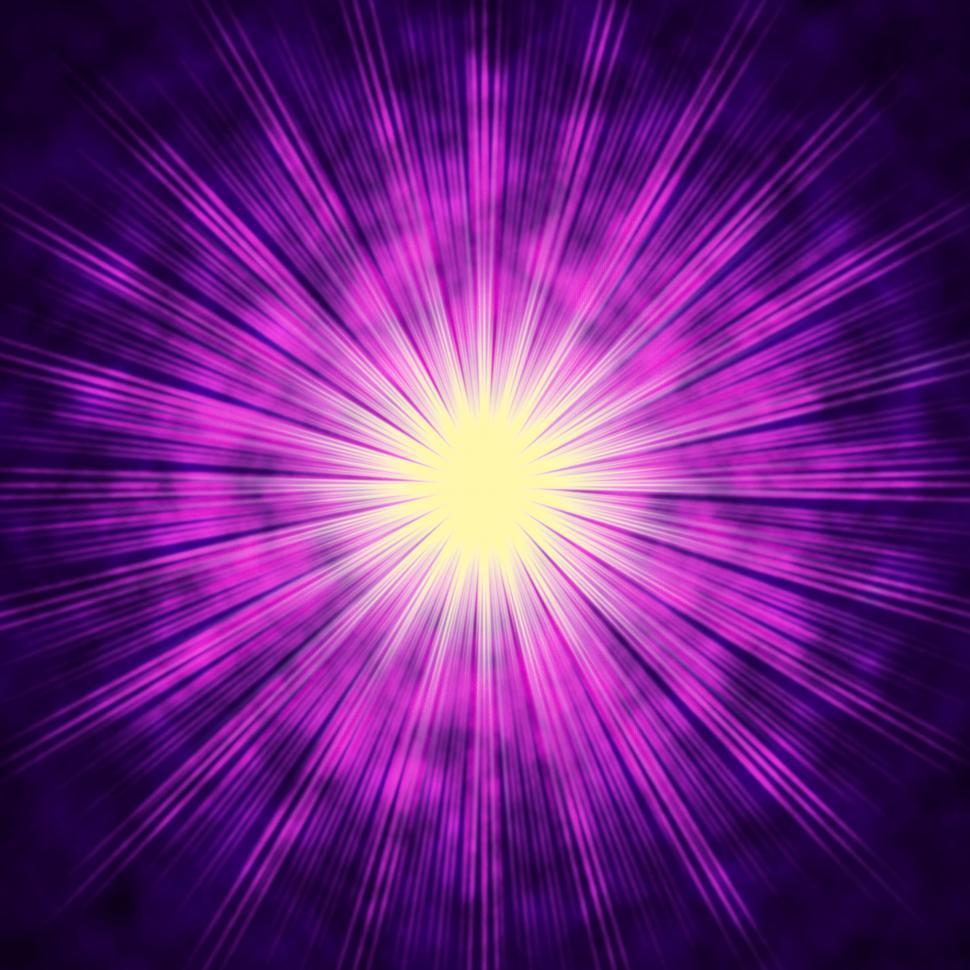 Free Image of Purple Sun Background Means Bright Radiating Star  