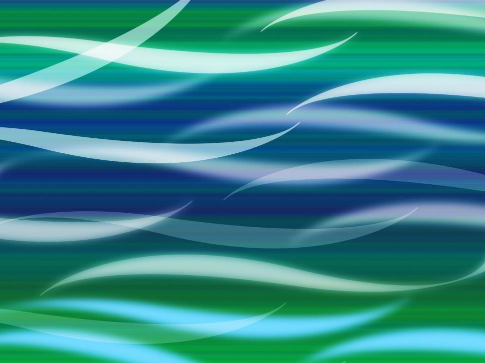 Free Image of Sea Waves Background Means Curvy Light Ripples  