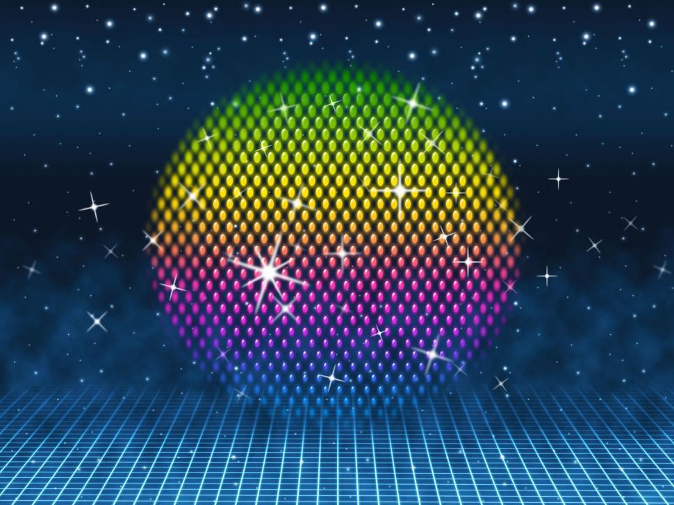 Free Image of Colorful Ball Means Colors Sparkles And Party  