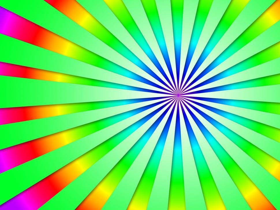 Free Image of Colourful Dizzy Striped Tunnel Background Shows Futuristic Dizzy 