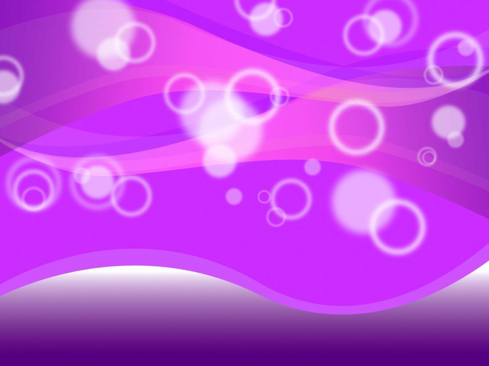 Free Image of Purple Bubbles Background Means Circular And Waves  