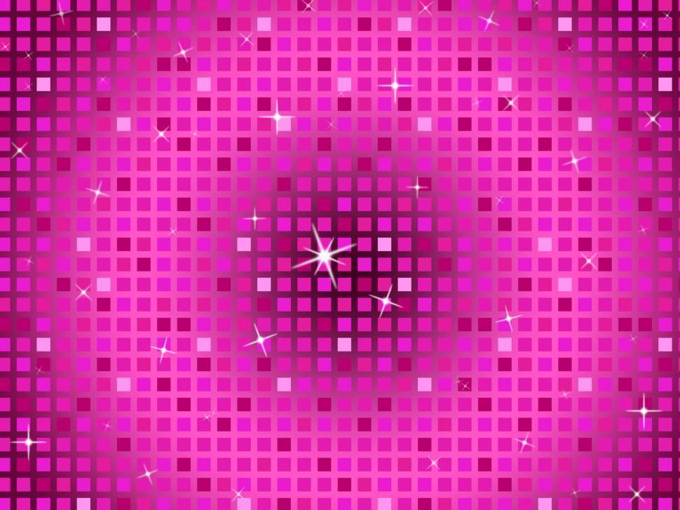 Free Image of Pink Squares Background Means Twinkling Pattern And Party  