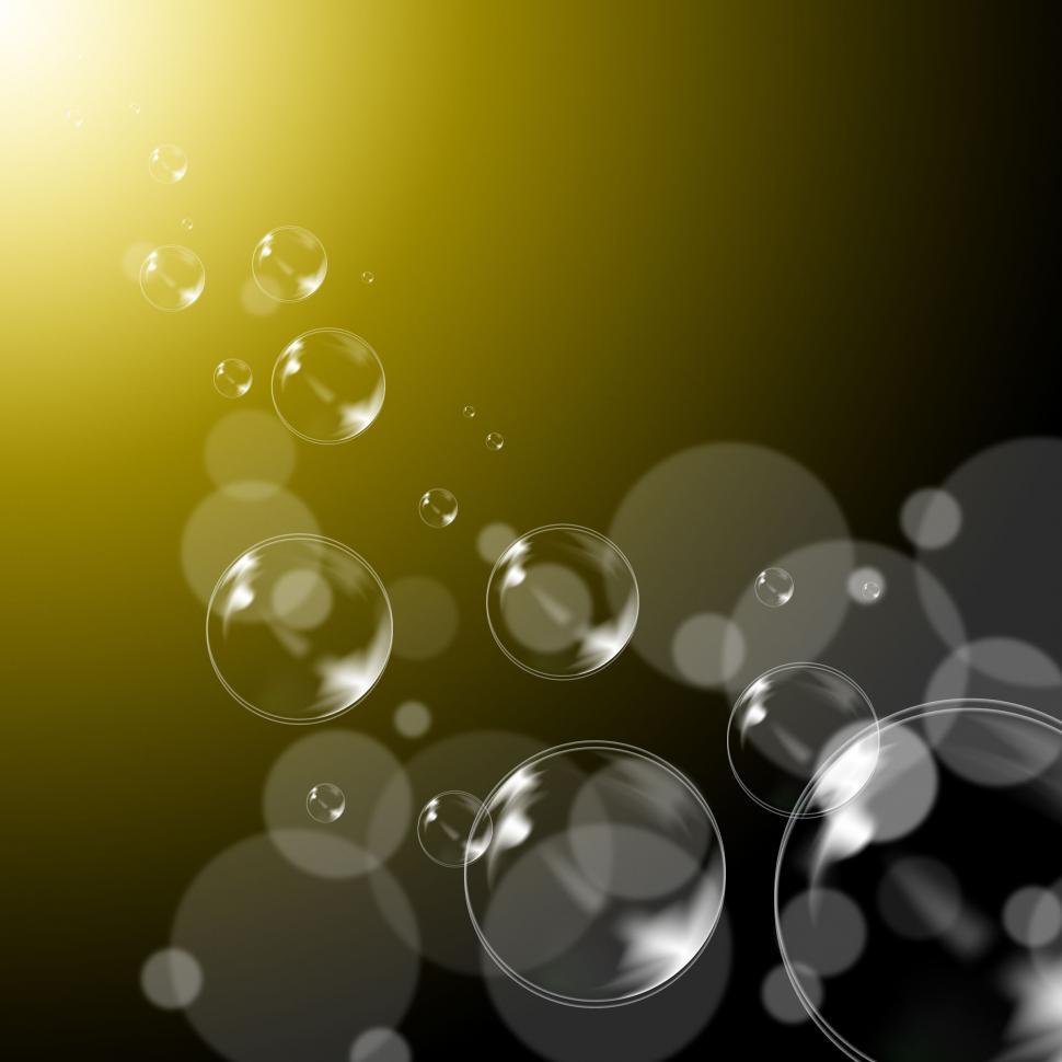Free Image of Bubbles Background Means Transparent And Soapy Balls  