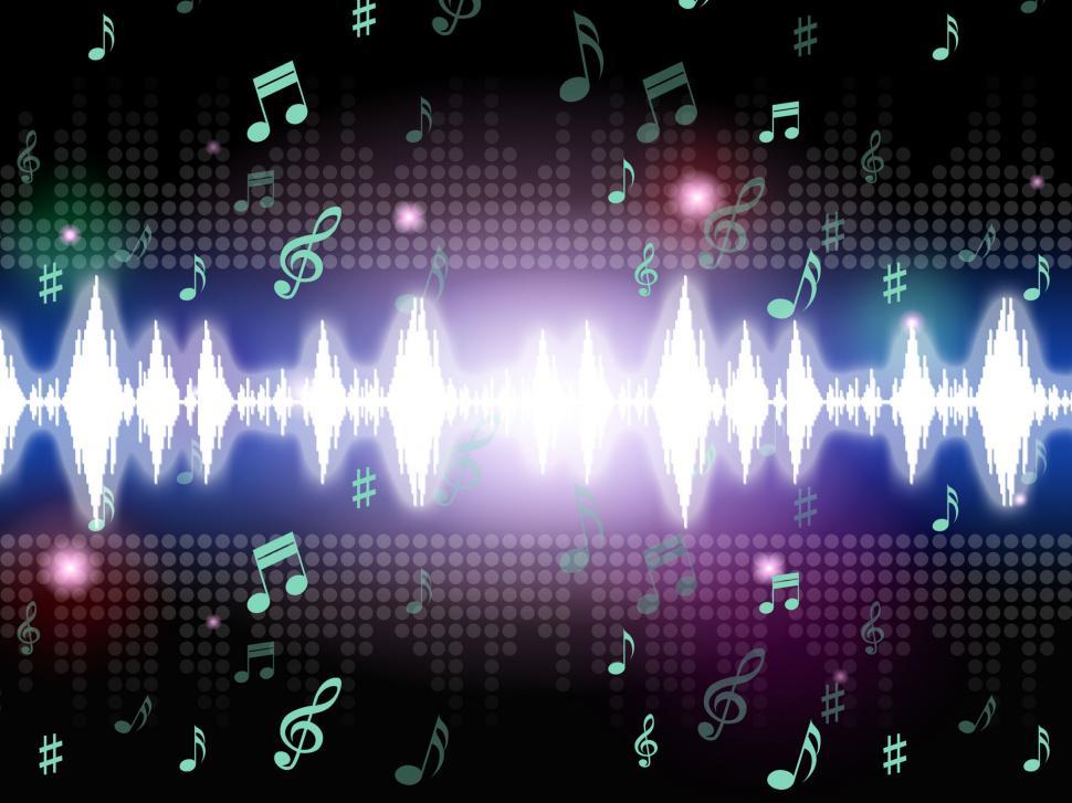 Free Image of Soundwaves Background Mean Music Singing And Melodies  