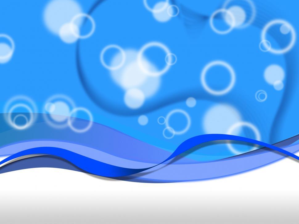 Free Image of Blue Bubbles Background Shows Circles And Ripple  