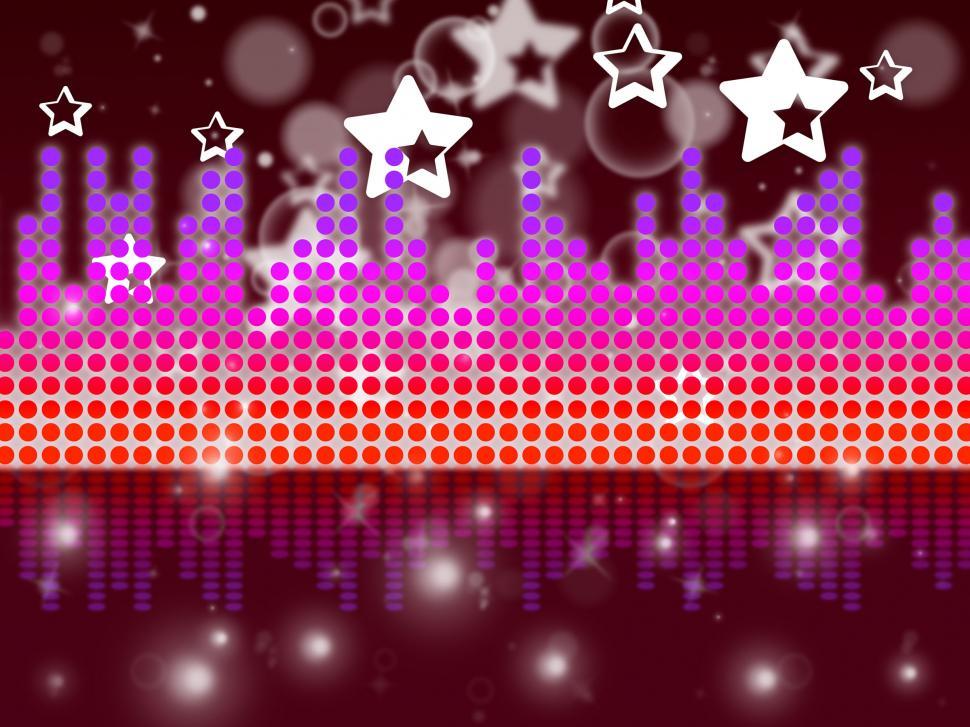 Free Image of Soundwaves Background Shows Music Singing And Melody  