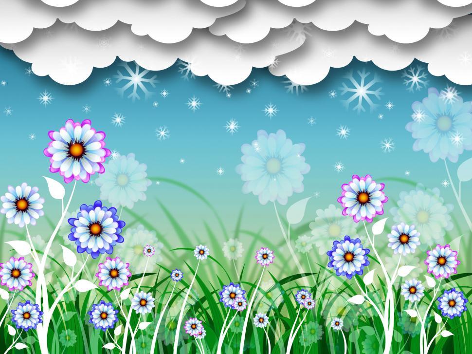 Free Image of Flowers Background Shows Planting Gardening And Growth  