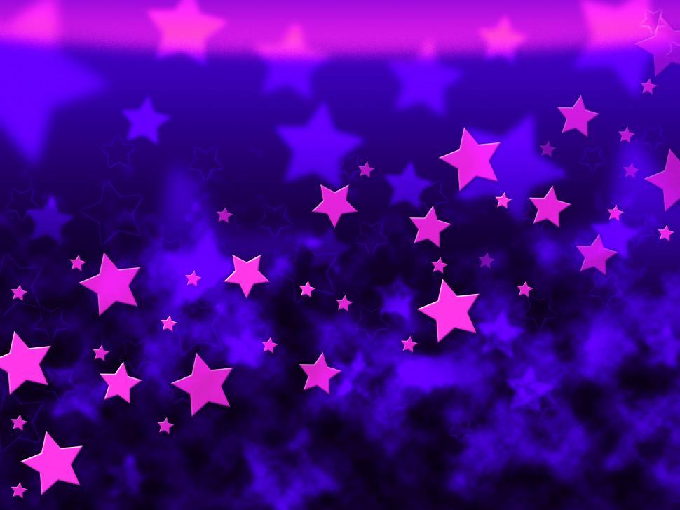 Free Image of Purple Stars Background Shows Celestial Light And Starry  