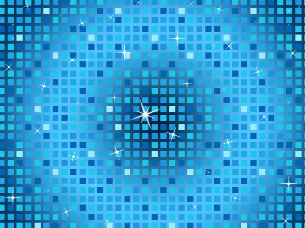 Free Image of Blue Squares Background Shows Light Glinting And Celebration  