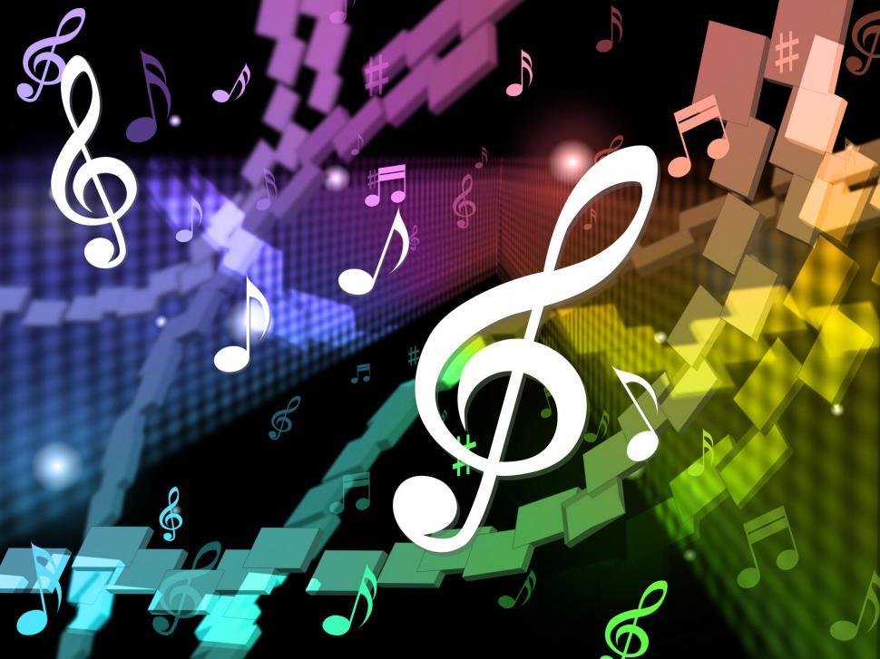 Free Image of Music Background Means Musical Piece And Harmony  